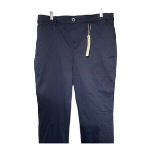 Gloria Vanderbilt Luxe Sateen‎ Womens Pants Size 14 Navy Casual Wear Durable Fit